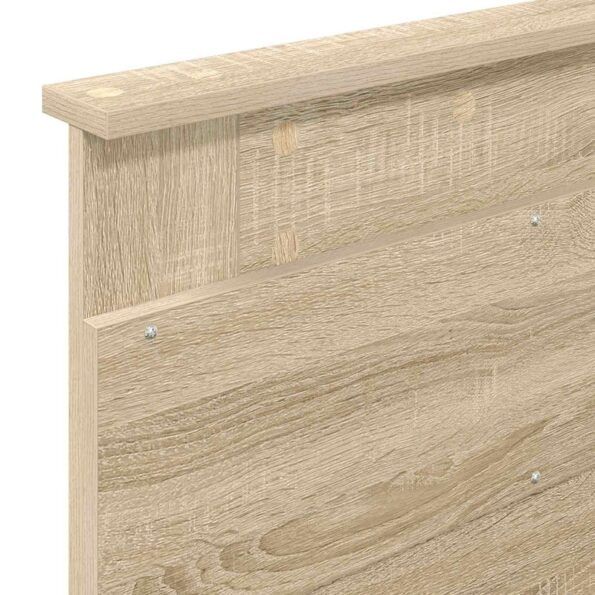 vidaXL Rám postele Sonoma dub 75 x 190 cm Masívne borovicové drevo – Obrázok 11