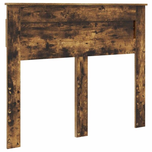 vidaXL Úložná posteľ Dymová dub 135 x 190 cm Kompozitné drevo – Obrázok 7