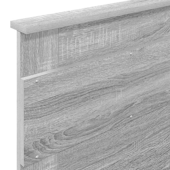 vidaXL Úložná posteľ Sivý Sonoma 100 x 200 cm Kompozitné drevo – Obrázok 12