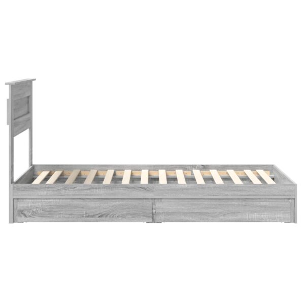 vidaXL Úložná posteľ Sivý Sonoma 75 x 190 cm Kompozitné drevo – Obrázok 9