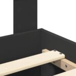 vidaXL Rám postele Sonoma dub 200 x 200 cm Kompozitné drevo – Obrázok 11