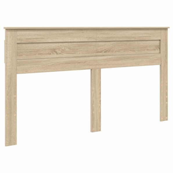 vidaXL Rám postele Sonoma dub 200 x 200 cm Kompozitné drevo – Obrázok 7