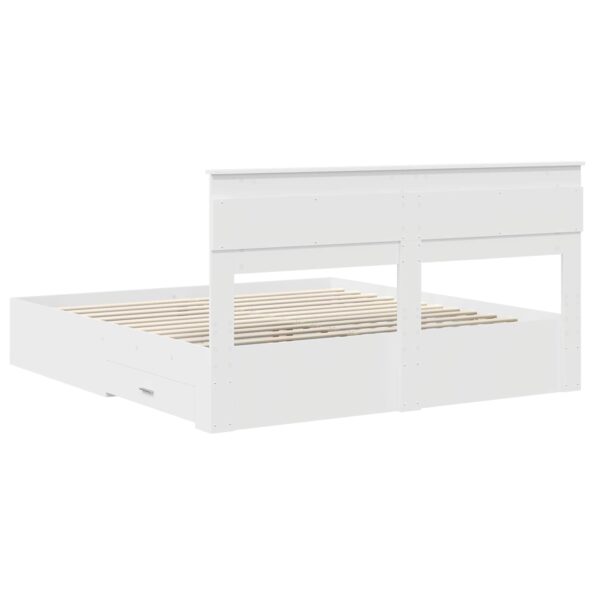 vidaXL Rám postele so zásuvkou s čelnou doskou Kompozitné drevo – Obrázok 10