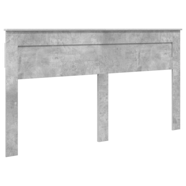 vidaXL Rám postele Betónová šedá 180 x 200 cm Kompozitné drevo – Obrázok 7