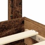 vidaXL Rám postele Staré drevo 120 x 190 cm Kompozitné drevo – Obrázok 11