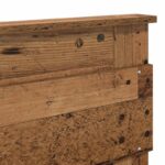 vidaXL Rám postele Staré drevo 120 x 190 cm Kompozitné drevo – Obrázok 12