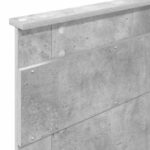 vidaXL Rám postele Betónová šedá 100 x 200 cm Kompozitné drevo – Obrázok 11
