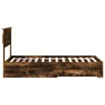 vidaXL Rám postele so zásuvkou s čelnou doskou Kompozitné drevo – Obrázok 8