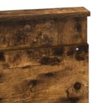 vidaXL Rám postele Dymová dub 120 x 190 cm Inžinierske drevo – Obrázok 12