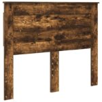 vidaXL Rám postele Dymová dub 120 x 190 cm Inžinierske drevo – Obrázok 7