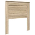 vidaXL Rám postele Sonoma dub 75 x 190 cm Inžinierske drevo – Obrázok 7