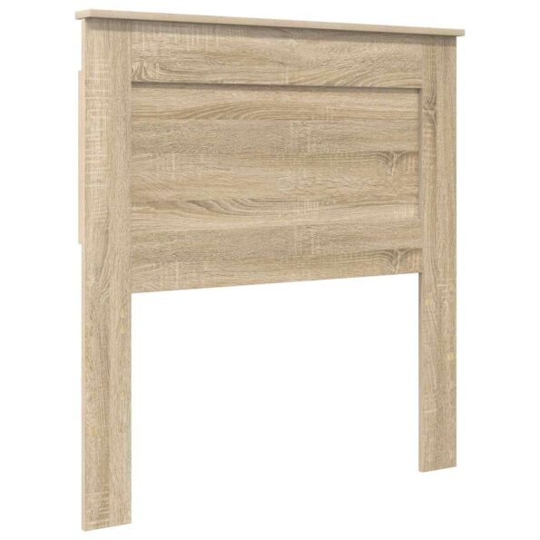 vidaXL Rám postele Sonoma dub 75 x 190 cm Inžinierske drevo – Obrázok 7