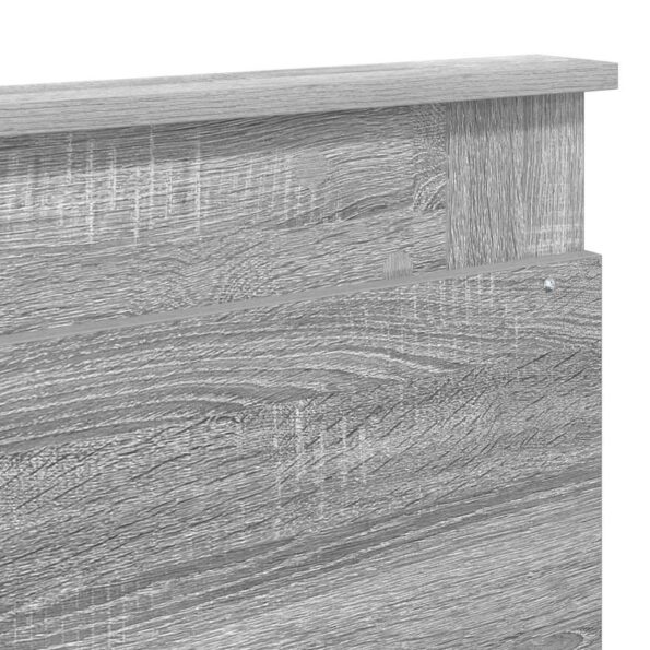 vidaXL Úložná posteľ Sivý Sonoma 200 x 200 cm Kompozitné drevo – Obrázok 12