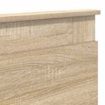 vidaXL Úložná posteľ Sonoma dub 180 x 200 cm Kompozitné drevo – Obrázok 12