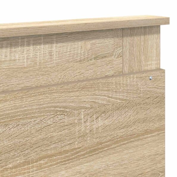 vidaXL Úložná posteľ Sonoma dub 180 x 200 cm Kompozitné drevo – Obrázok 12