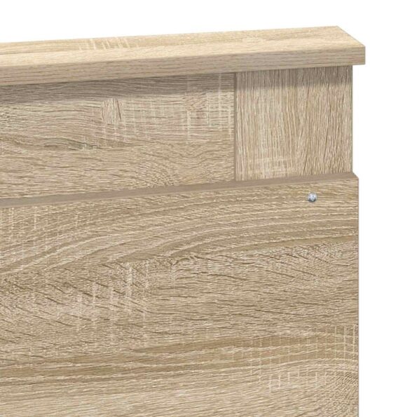 vidaXL Úložná posteľ Sonoma dub 160 x 200 cm Kompozitné drevo – Obrázok 12