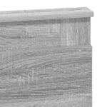 vidaXL Úložná posteľ Sivý Sonoma 160 x 200 cm Kompozitné drevo – Obrázok 12