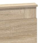 vidaXL Úložná posteľ Sonoma dub 120 x 200 cm Kompozitné drevo – Obrázok 12