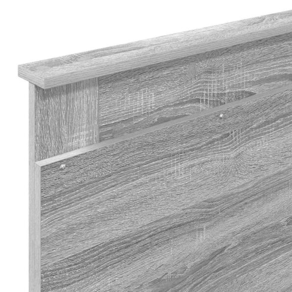 vidaXL Úložná posteľ Sivý Sonoma 100 x 200 cm Kompozitné drevo – Obrázok 12