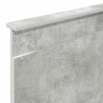 vidaXL Úložná posteľ Betónová šedá 90 x 190 cm Kompozitné drevo – Obrázok 12