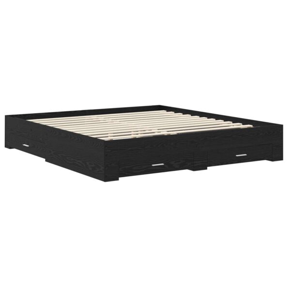 vidaXL Rám postele so zásuvkou s čelnou doskou Kompozitné drevo – Obrázok 6