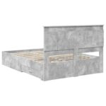 vidaXL Rám postele so zásuvkou s čelnou doskou Kompozitné drevo – Obrázok 10