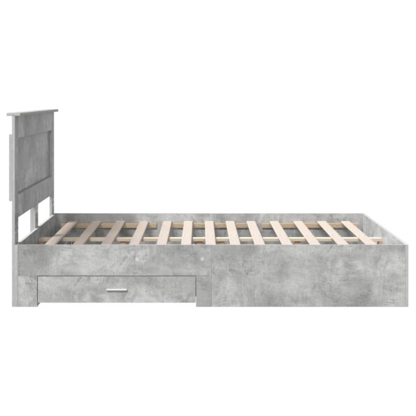vidaXL Rám postele so zásuvkou s čelnou doskou Kompozitné drevo – Obrázok 9