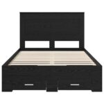 vidaXL Rám postele so zásuvkou s čelnou doskou Kompozitné drevo – Obrázok 8