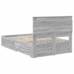 vidaXL Rám postele so zásuvkou s čelnou doskou Kompozitné drevo – Obrázok 10