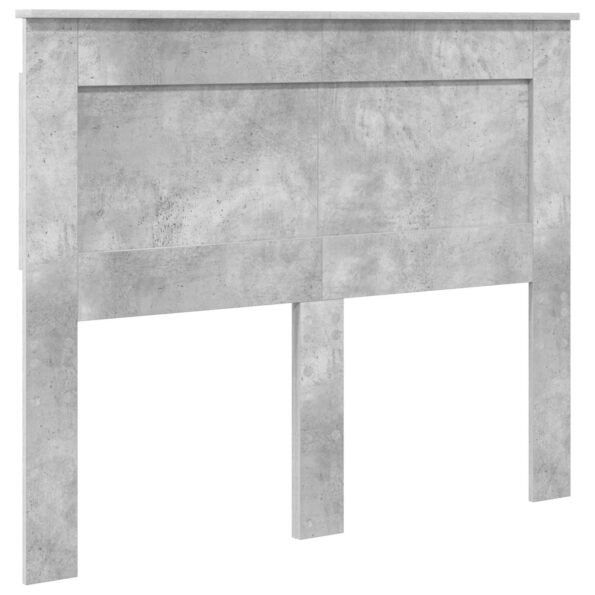 vidaXL Rám postele Betónová šedá 120 x 200 cm Kompozitné drevo – Obrázok 7