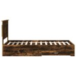 vidaXL Rám postele so zásuvkou s čelnou doskou Kompozitné drevo – Obrázok 8