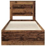 vidaXL Rám postele so zásuvkou s čelnou doskou Kompozitné drevo – Obrázok 7