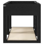 vidaXL Poschodová posteľ pre deti Čierny dub 75 x 190 cm – Obrázok 6