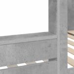 vidaXL Poschodová posteľ pre deti Betónová šedá 75 x 190 cm – Obrázok 9