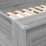 vidaXL Poschodová posteľ pre deti Sivý Sonoma 90 x 190 cm – Obrázok 8