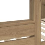 vidaXL Poschodová posteľ pre deti Remeselný dub 90 x 190 cm – Obrázok 9