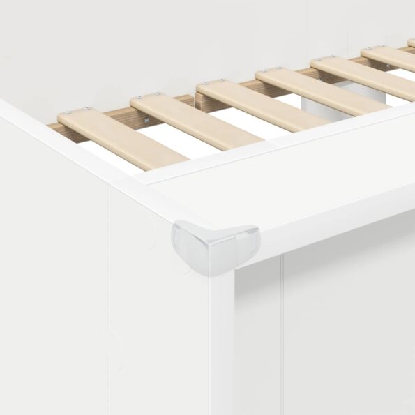 vidaXL Poschodová posteľ pre deti Biela 90 x 200 cm Kompozitné drevo – Obrázok 8