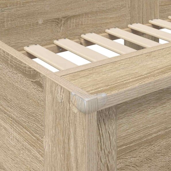 vidaXL Poschodová posteľ pre deti Sonoma dub 90 x 200 cm – Obrázok 8