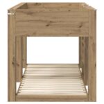 vidaXL Poschodová posteľ pre deti Remeselný dub 90 x 200 cm – Obrázok 6
