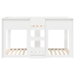 vidaXL Poschodová posteľ pre deti Biela 100 x 200 cm Kompozitné drevo – Obrázok 5