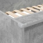 vidaXL Poschodová posteľ pre deti Betónová šedá 100 x 200 cm – Obrázok 8