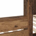 vidaXL Poschodová posteľ pre deti Staré drevo 100 x 200 cm – Obrázok 9