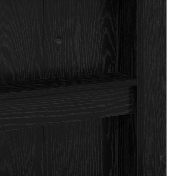 vidaXL Rám poschodovej postele so stolom Čierny dub 100 x 200 cm – Obrázok 9