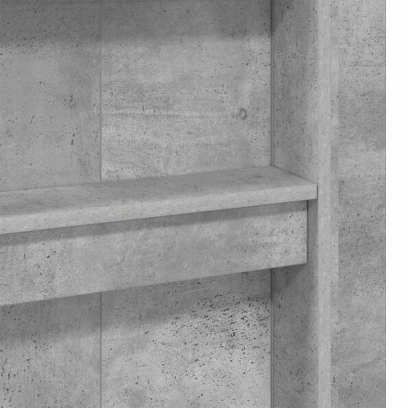 vidaXL Rám poschodovej postele so stolom Betónová šedá 75 x 190 cm – Obrázok 9