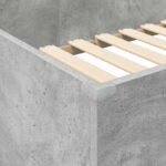 vidaXL Rám poschodovej postele so stolom s úložiskom Kompozitné drevo – Obrázok 8