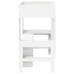 vidaXL Rám poschodovej postele so stolom Biela 100 x 200 cm – Obrázok 6