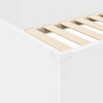 vidaXL Rám poschodovej postele so stolom Biela 100 x 200 cm – Obrázok 8