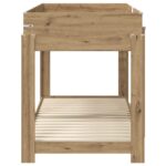 vidaXL Poschodová posteľ pre deti Remeselný dub 90 x 200 cm – Obrázok 6
