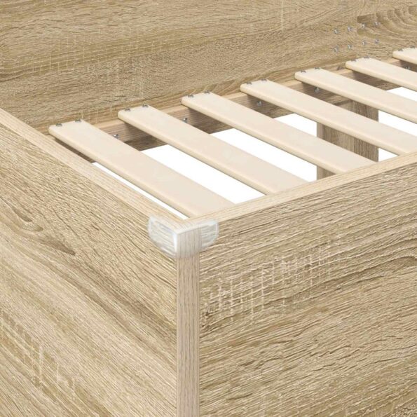 vidaXL Poschodová posteľ pre deti Sonoma dub 75 x 190 cm – Obrázok 8