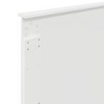 vidaXL Rám postele Biela 100 x 200 cm Masívne borovicové drevo – Obrázok 11
